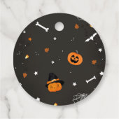 ハロウィンカワイイ幽霊1stバースデースポオクタキュラー フェイバータグ (裏面)