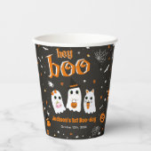 ハロウィンカワイイ幽霊1stバースデースポオクタキュラー 紙コップ (正面)