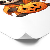 ハロウィンカワイトスロスクラシックTシャツ ポスター (角)