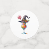 ハロウィンカートゥーンカクテルドリンクミックス不気味おもしろい コンフェッティ (スモール正面)