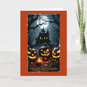 ハロウィンカードに出会うジャック・オランタン カード