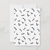 ハロウィンカードをトリックまたはトリート 招待状 (裏面)