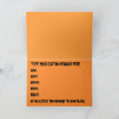 ハロウィンカードカスタム招待状ハロウィンカード 招待状 (内部)