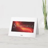 ハロウィンカード黒猫はブーイングを言います! 中ブランク カード (裏面)