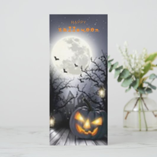 ハロウィンカード (スタンド正面)