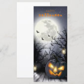 ハロウィンカード (正面/裏面)