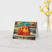 ハロウィンカード14 カード (黄色い花)