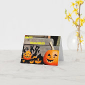 ハロウィンカード15 カード (黄色い花)