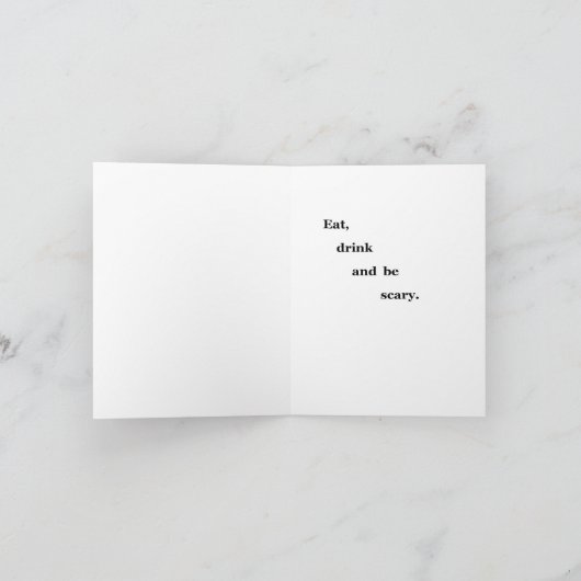 ハロウィンカード2 カード (内部)