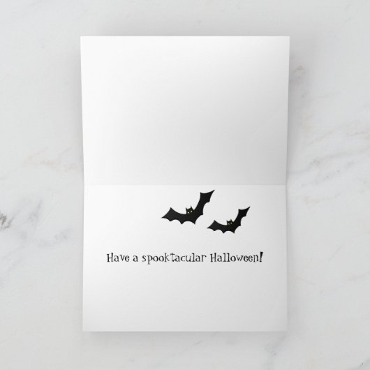 ハロウィンカード カード (内部)