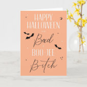 ハロウィンカード カード (黄色い花)