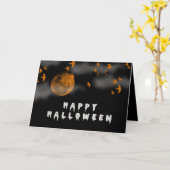 ハロウィンカード カード (黄色い花)