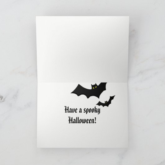 ハロウィンカード カード (内部)