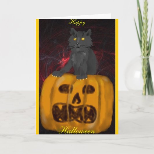 ハロウィンカード カード (正面)