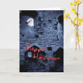 ハロウィンカード カード (黄色い花)