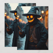 ハロウィンカード サンキューカード (正面/裏面)
