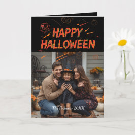 ハロウィンカード, ハロウィンファミリーフォト カード
