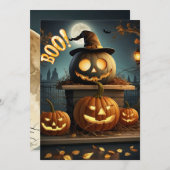 ハロウィンカード。ボォー！ シーズンカード (正面/裏面)