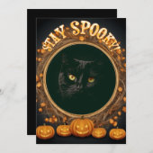 ハロウィンカード。怖さをキープ！ シーズンカード (正面/裏面)