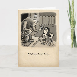 ハロウィンカード：悪夢オンブロッコリー通り カード