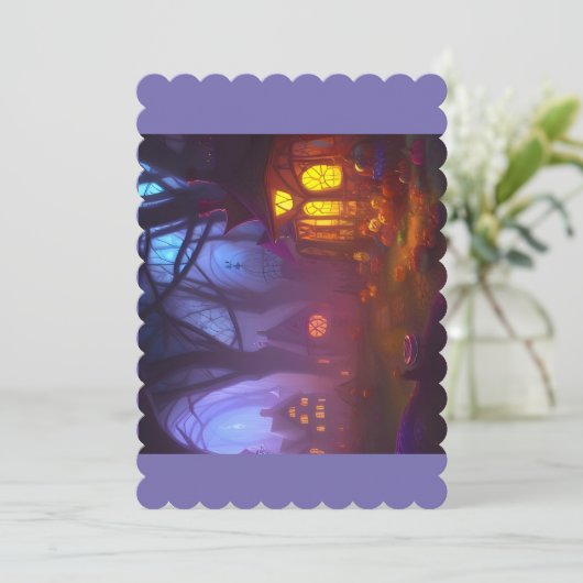 ハロウィンカード 招待状 (スタンド正面)