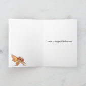 ハロウィンカード – 秋フェリー カード (内部)