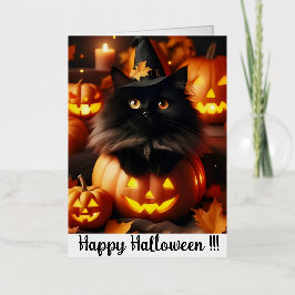 ハロウィンカード 箔グリーティングカード