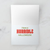 ハロウィンカード#1 カード (内部)