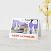 ハロウィンカード#3 カード (黄色い花)