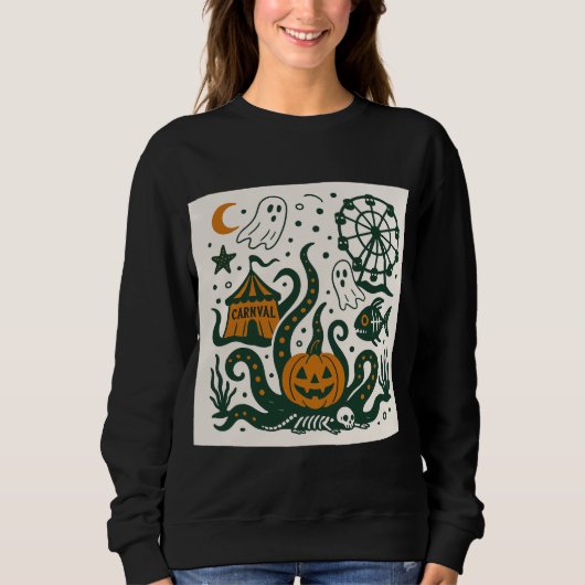 ハロウィンカーニバル スウェットシャツ (正面)