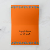 ハロウィンカ子供へード カード (内部)