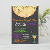 ハロウィンガールズナイトアウト招待状 招待状 (スタンド正面)