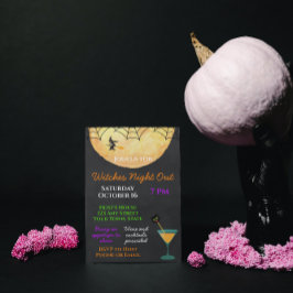 ハロウィンガールズナイトアウト招待状 招待状