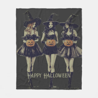 ハロウィンガールズ フリースブランケット