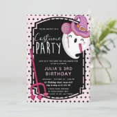 ハロウィンガール誕生日衣装パーティー 招待状 (スタンド正面)