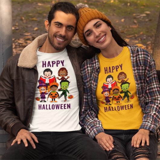 ハロウィンキッズかわいいコスチュームパーティー Tシャツ