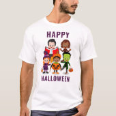 ハロウィンキッズかわいいコスチュームパーティー Tシャツ (正面)