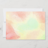 ハロウィンキッズコスチューム1st誕生日パーティー写真 招待状 (裏面)