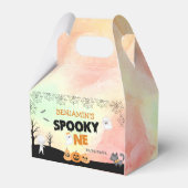 ハロウィンキッズコスチューム1st誕生日パーティー フェイバーボックス (正面サイド)