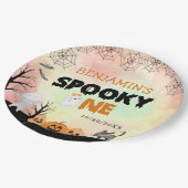 ハロウィンキッズコスチューム1st誕生日パーティー ペーパープレート (アングル)