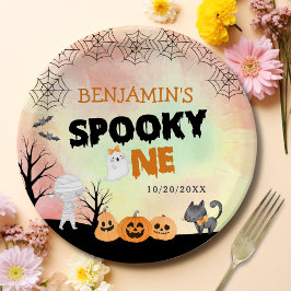 ハロウィンキッズコスチューム1st誕生日パーティー ペーパープレート