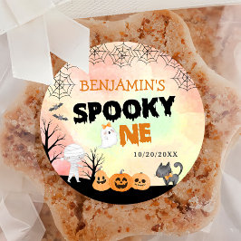 ハロウィンキッズコスチューム1st誕生日パーティー ラウンドシール