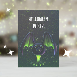 ハロウィンキッズパーティーかわいい招待状 シーズンカード