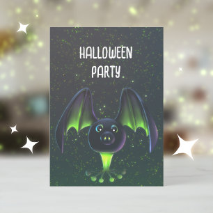 ハロウィンキッズパーティーかわいい招待状 シーズンカード