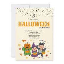 ハロウィンキッズパーティーの招待状