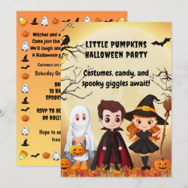ハロウィンキッズパーティー 招待状