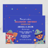 ハロウィンキッズ招待状 招待状 (正面/裏面)