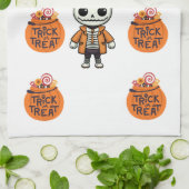 ハロウィンキッチンティータオル キッチンタオル (折り畳み)