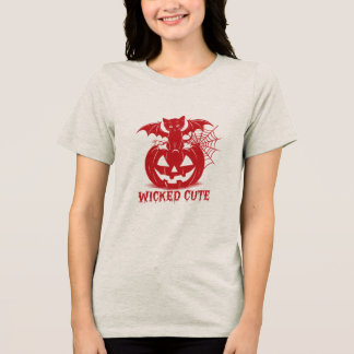 ハロウィンキットウィングスこうもりカボチャTシャツ トライブレンドＴシャツ