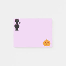 ハロウィンキャットとかぼちゃ ポストイット